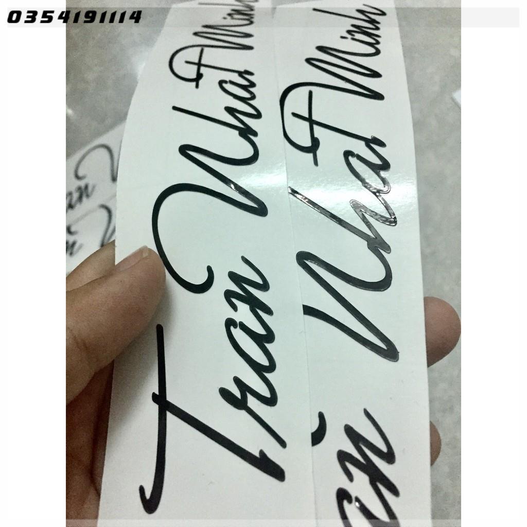 Signature car stickerbag, cut out every detail. Size and color as ...