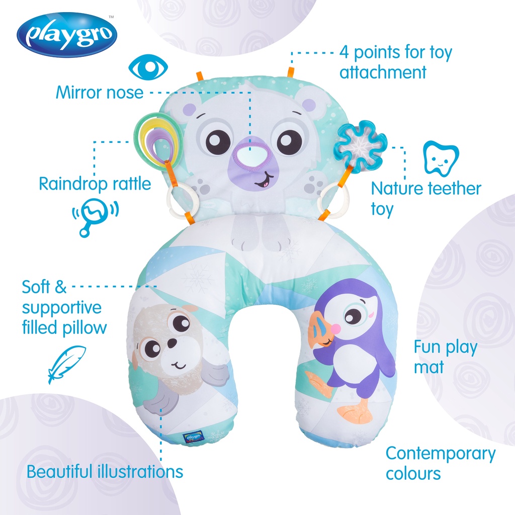 Playgro shop activity pillow