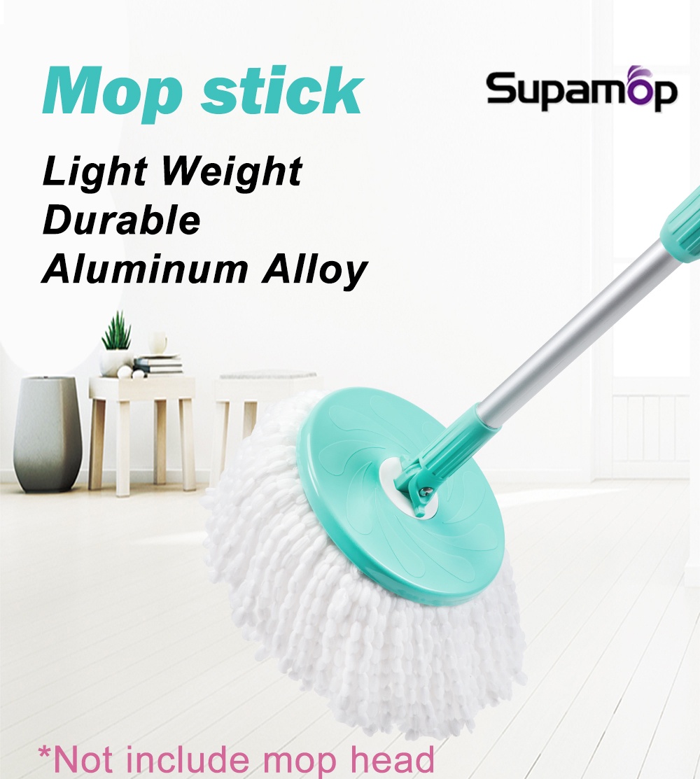 [Sweet Home] SupaMop Hand Press Blue Mop Stick Purple Spin Mop Handle ...