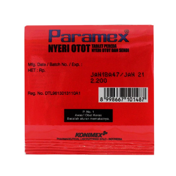 Paramex nyeri otot 4 tablet - Gambar 3