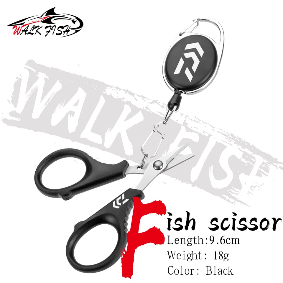 WALK FISH Stainless Steel Fishing Scissor Portable Scissor Plier
