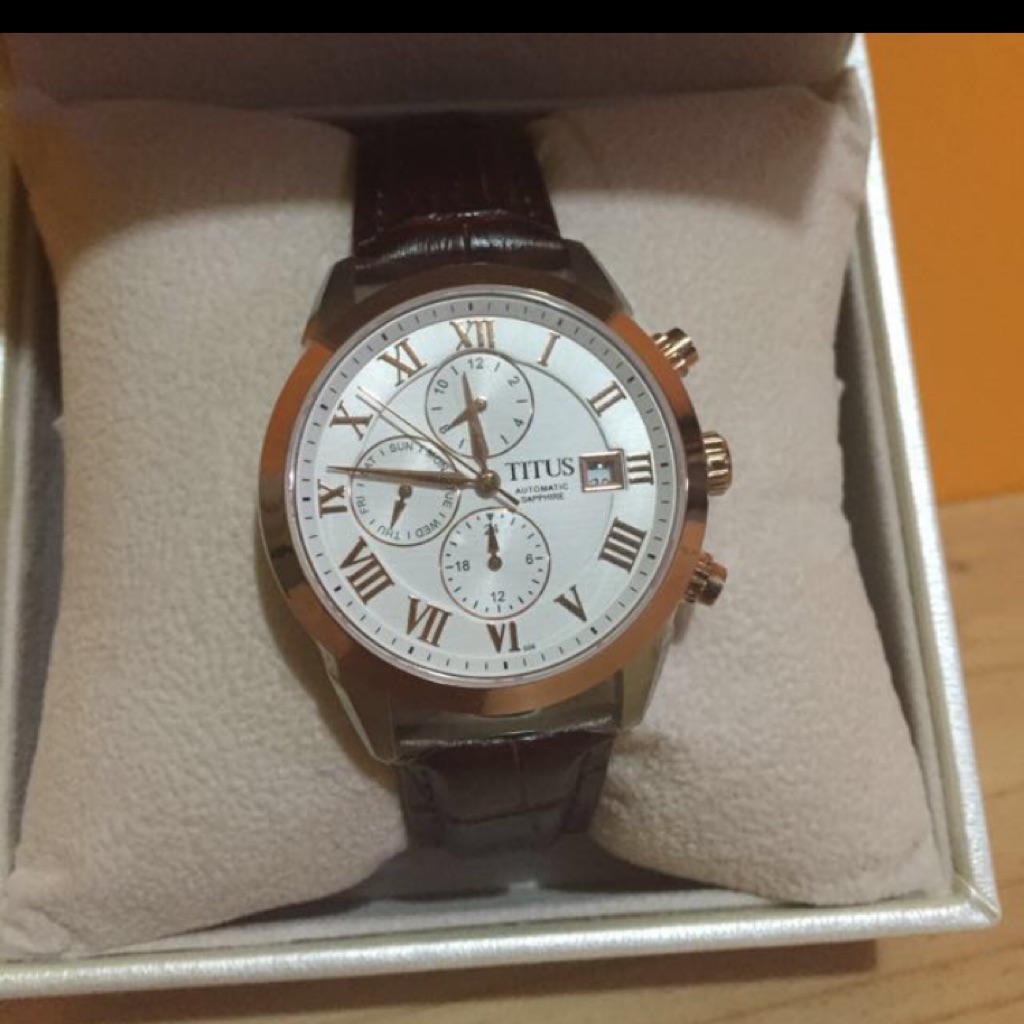 Authentic Solvil Titus Automatic Watch Brown Shopee Singapore