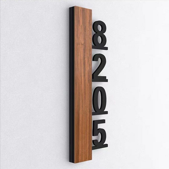 * customize house number * Digital Custom Acrylic Hotel Room Reminder Arrow Sign（Order remark number）
