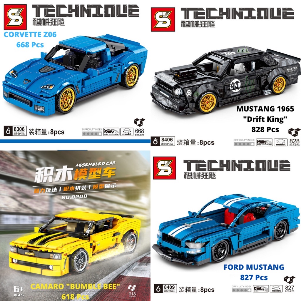 [SG STOCK] AMERICAN MUSCLE - Kids Interactive Educational Building Block Toys