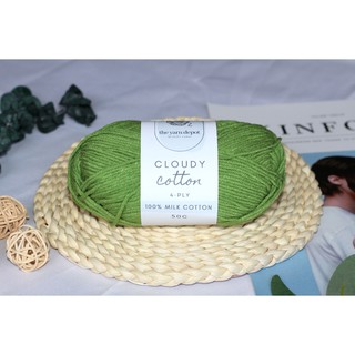 4-ply Cloudy Cotton soft & fluffy yarn 50g for crochet & knitting (Earth  Tones) Local fast delivery (Instocks)
