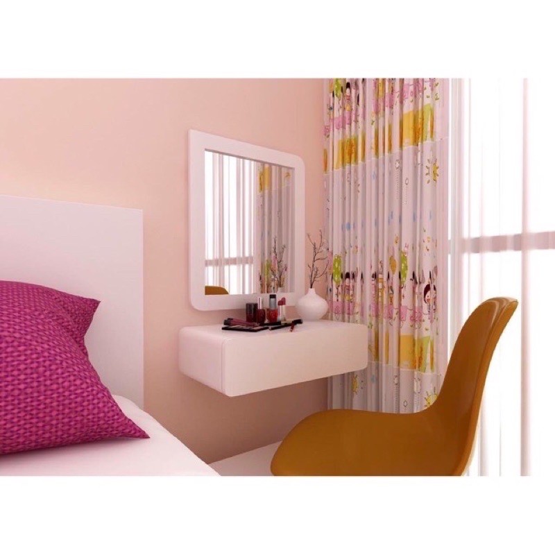Wallmounted dressing table with mirror (clearance) Shopee Singapore
