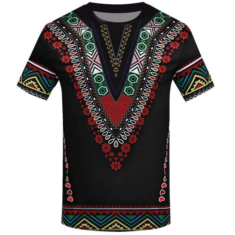 Men's Round Neck TShirt 3D Print Original design Ethnic African A few Clothing Summer New Hot Sale T-shirt