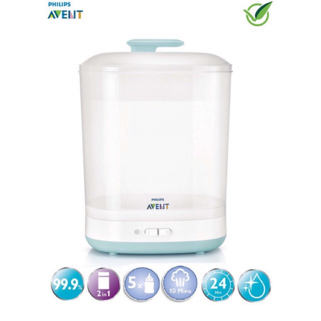 Electric Steam Steriliser Philip Avent In Philips Avent 2-in-1