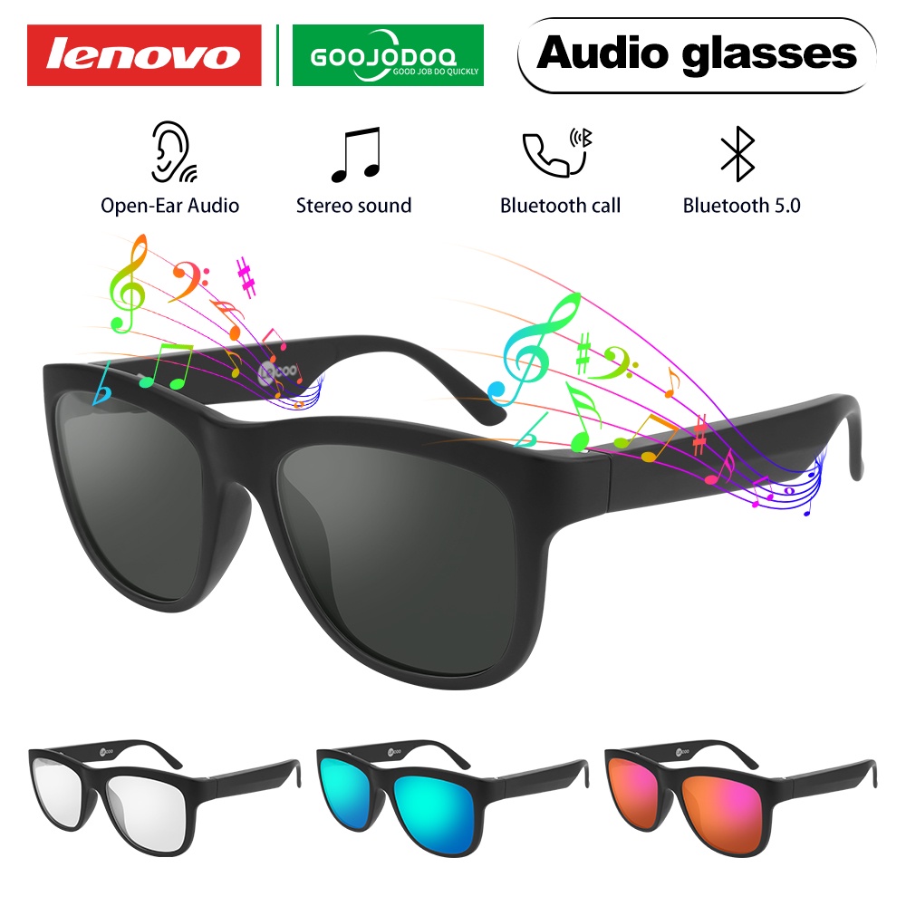 Goojodoq smart glasses wireless bluetooth earphone sunglasses