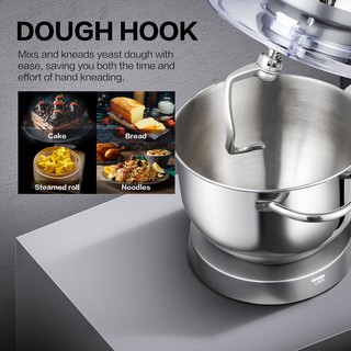 Univen Stainless Steel Dough Hooks Compatible with KitchenAid