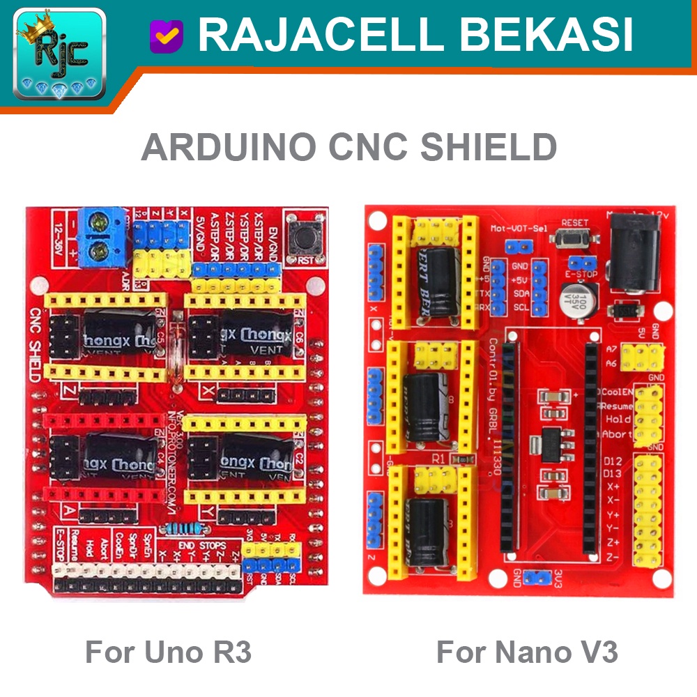 Arduino CNC Shield V3 Laser Cutting 3D Printer Driver Not Included ...