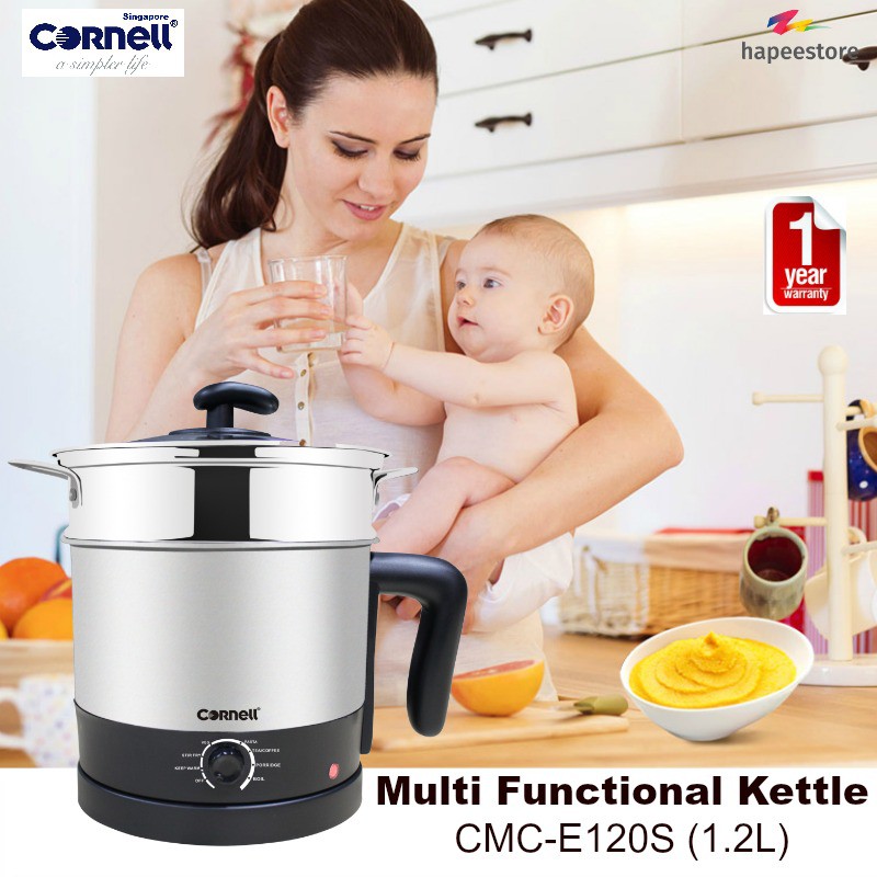 Cornell 1.2L Multi-Functional Kettle - CMC-E120S (1 Year Warranty ...