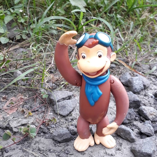 Sell action figure curious naughty monkey Miniature vintage