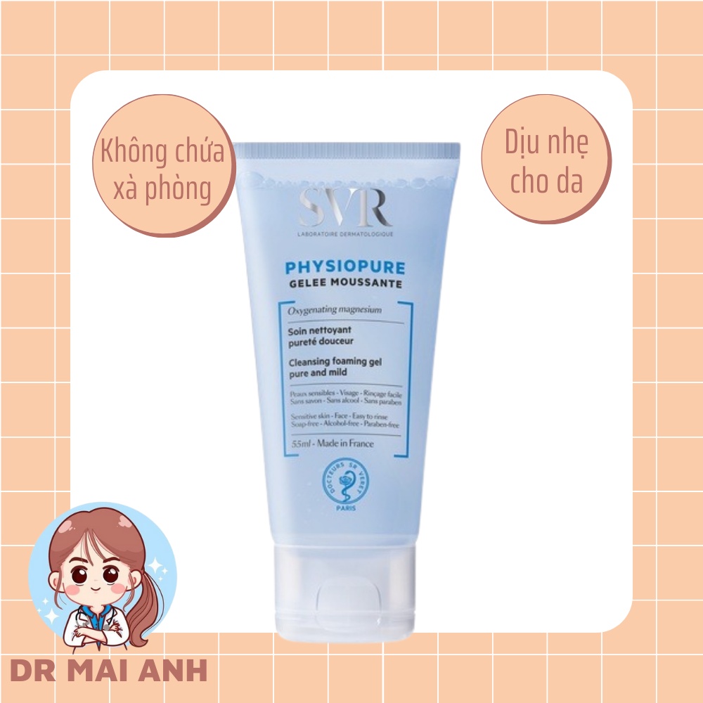 [Genuine] Svr Cleanser For Sensitive Skin SVR PHYSIOPURE Gelee
