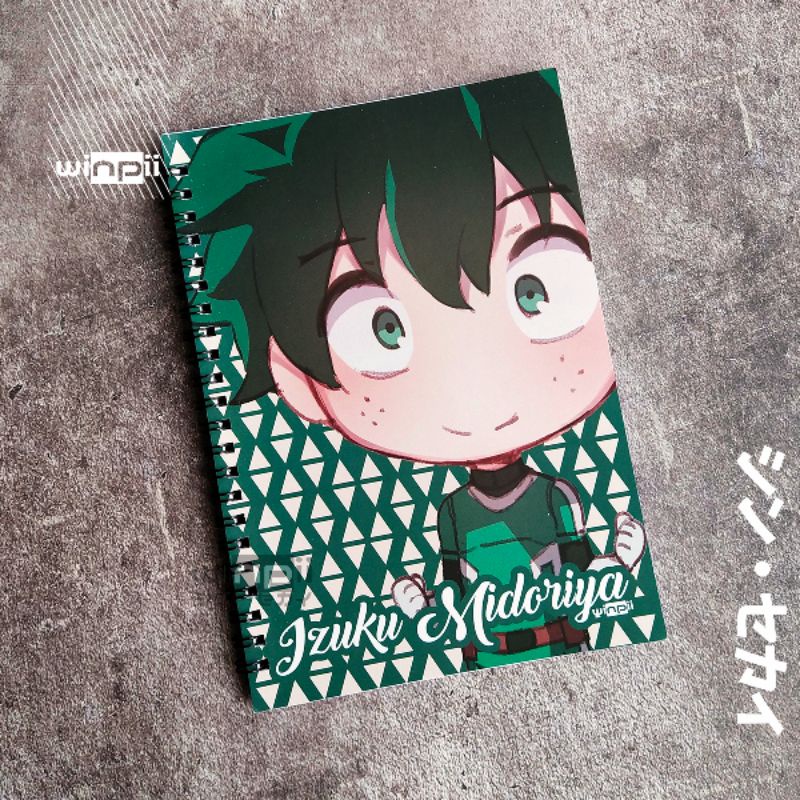 Midoriya Izuku Anime My Hero Academia Notebook | Shopee Singapore