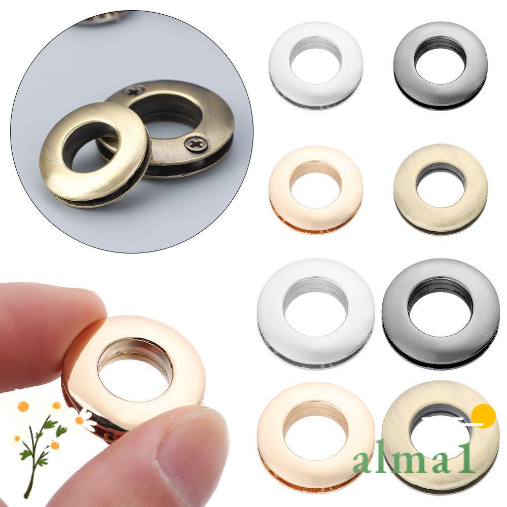 ALMA Eyelet Button Ornament Accessories Alloy Grommets Leathercraft