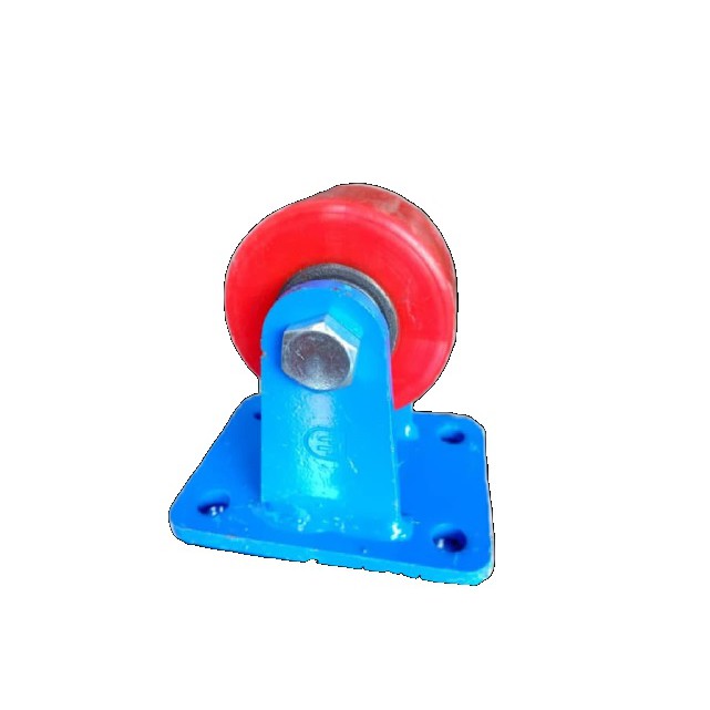 3 Inch Super Heavy Duty PU Caster / Trolley Wheels Dead (Forward and ...