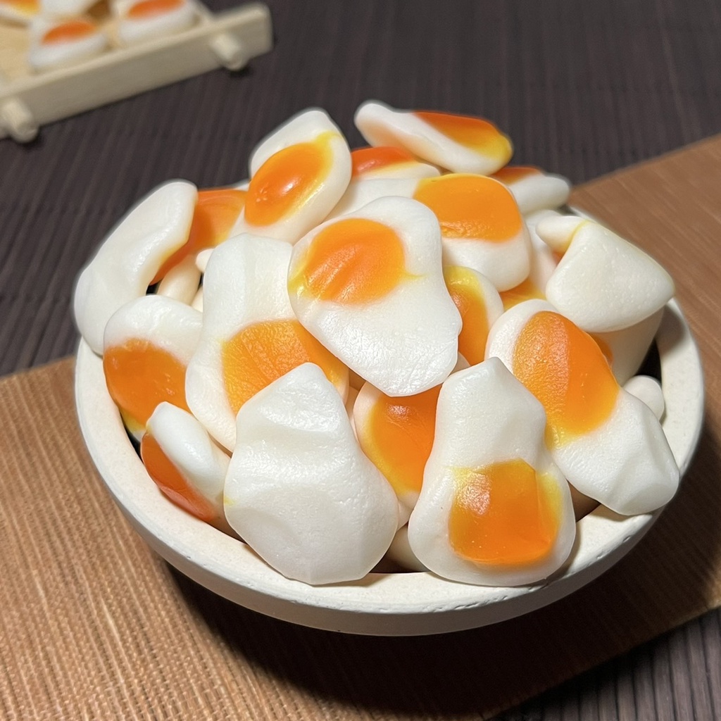 Medium Poached Egg QQ Candy {Shihlin Grandma Candied Fruit} All Kinds ...
