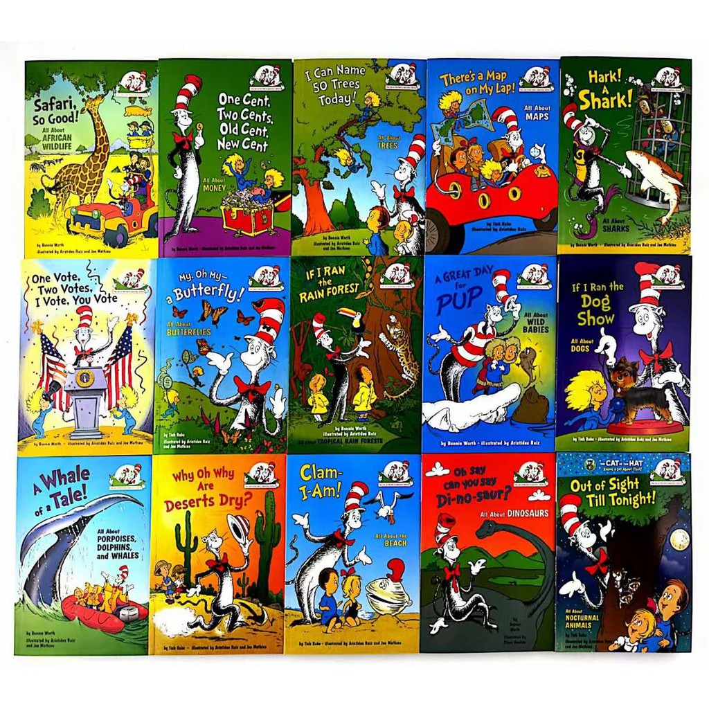 SG Stock][33 BOOKS] The Cat In The Hat's Learning Library by Dr
