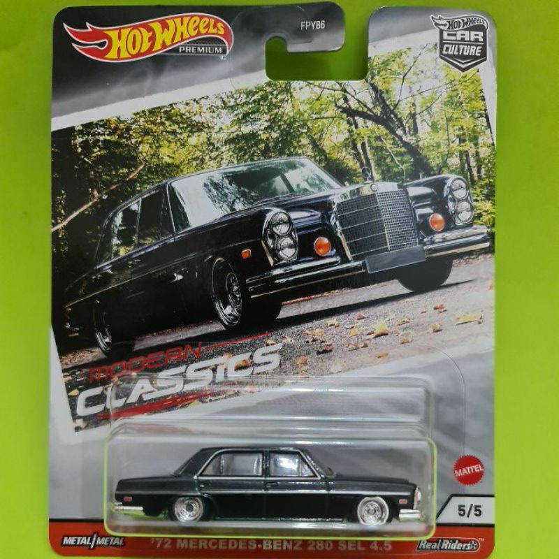 Hot Wheels Premium 72 Mercedes Benz 280 Sel 4 5 Shopee Singapore