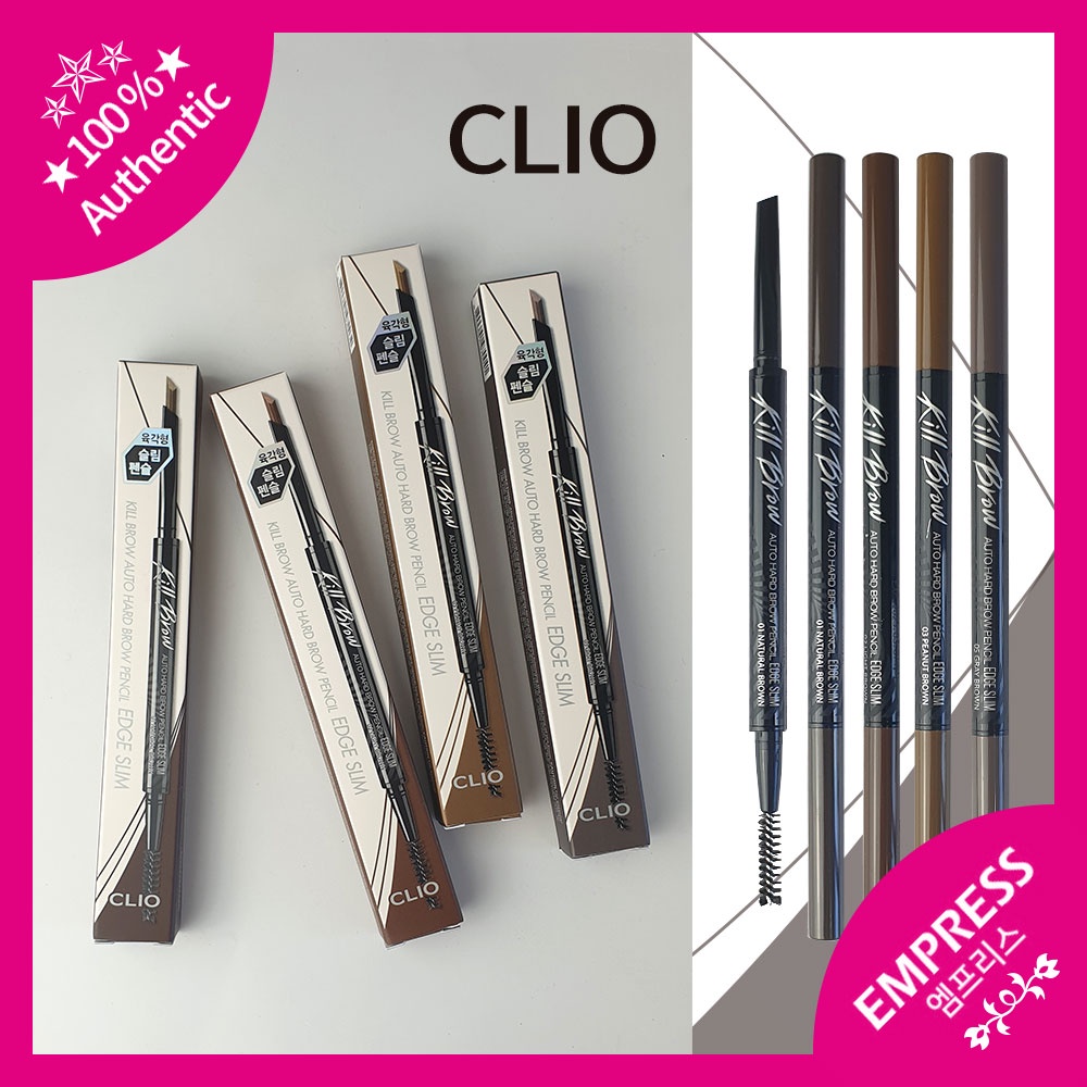 NEW ] CLIO Kill Brow Auto Hard Brow Pencil Edge Slim 0.08g