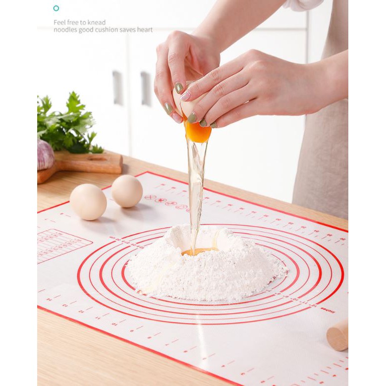 Kneading Dough Mat Silicone Baking Mat Pizza Cake Dough Maker