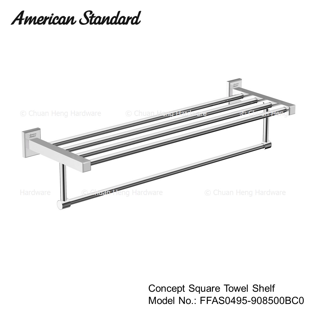 American Standard FFAS0495-908500BC0 Concept Square Towel Rack | Shopee ...