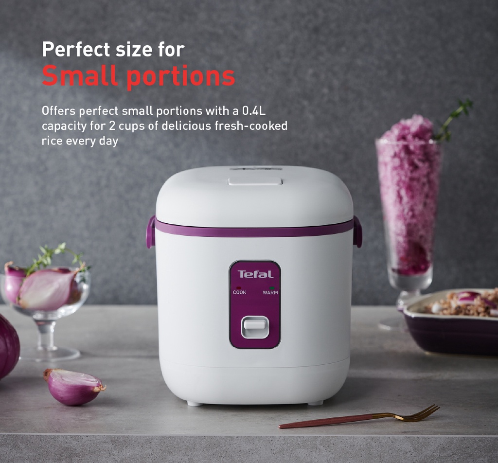 Tefal Mechanical Mini Rice Cooker 0.4L RK1721 – Durable Non-Stick ...