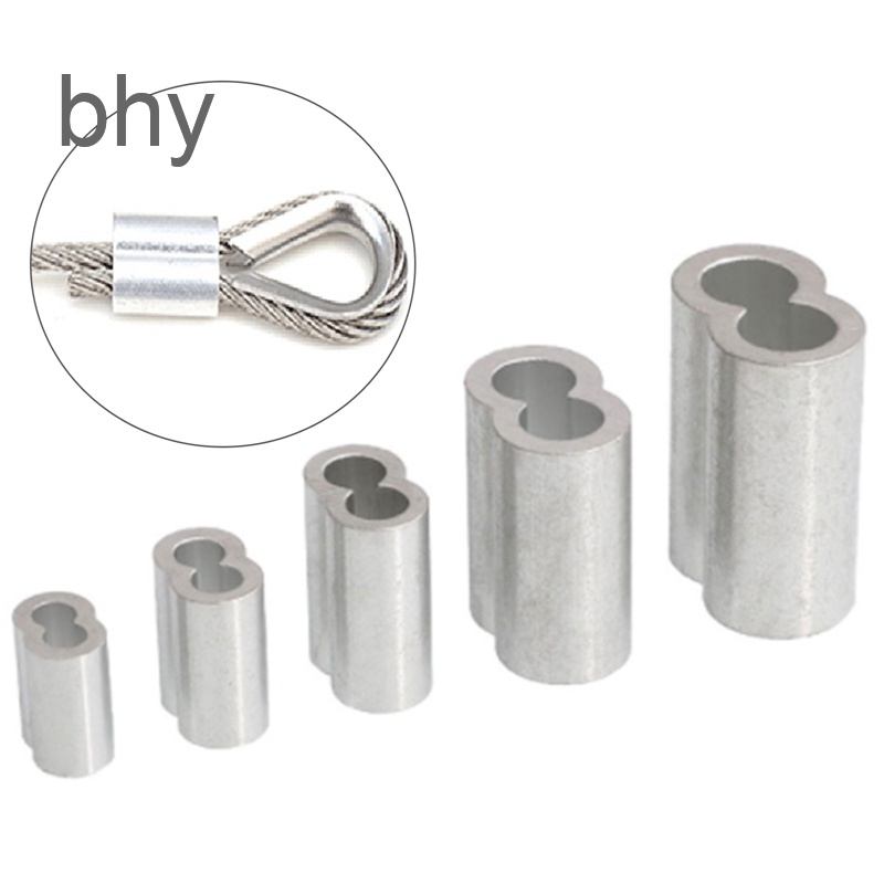 bhy Aluminum Cable Crimps Sleeve Shape 8 Double Hole Ferrule Crimping