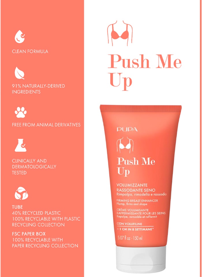 Pupa Push Me Up Firming Breast Enhancer Firming Breast Cream