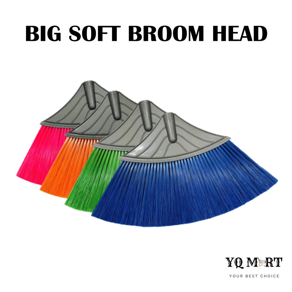BIG Soft Flagging Broom Head Soft Sweeper Soft Fan Sweeper Head Only ...