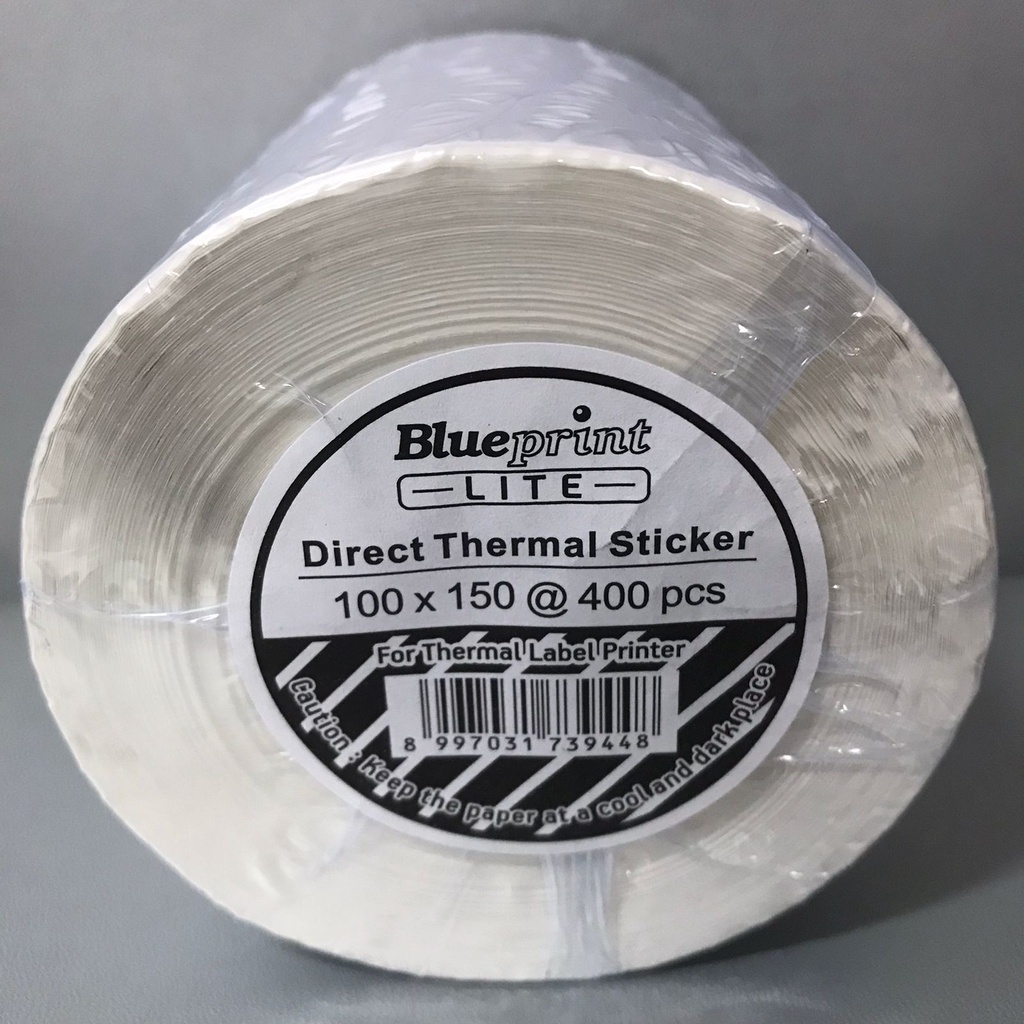 Thermal sticker Paper 100x150 BLUEPRINT Lite Label 100 x 150 mm 400 pcs ...