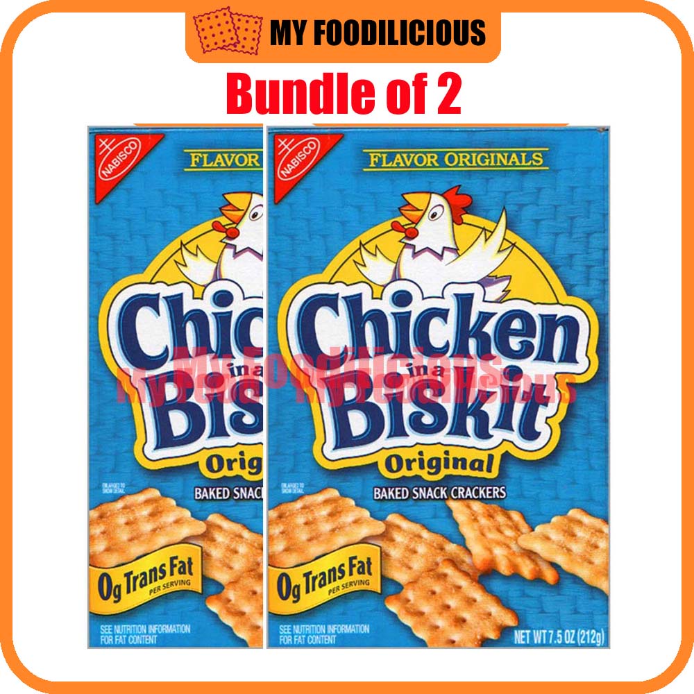 Nabisco Chicken in a Biskit Baked Snack Crackers 212g Shopee Singapore