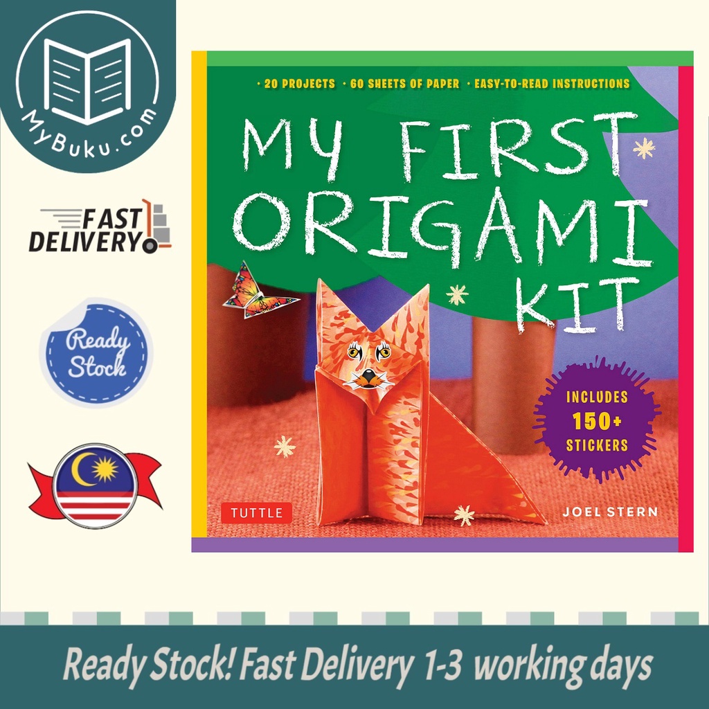 My First Origami Kit: Origami Kit with Book,60 Papers,150 Stickers ...