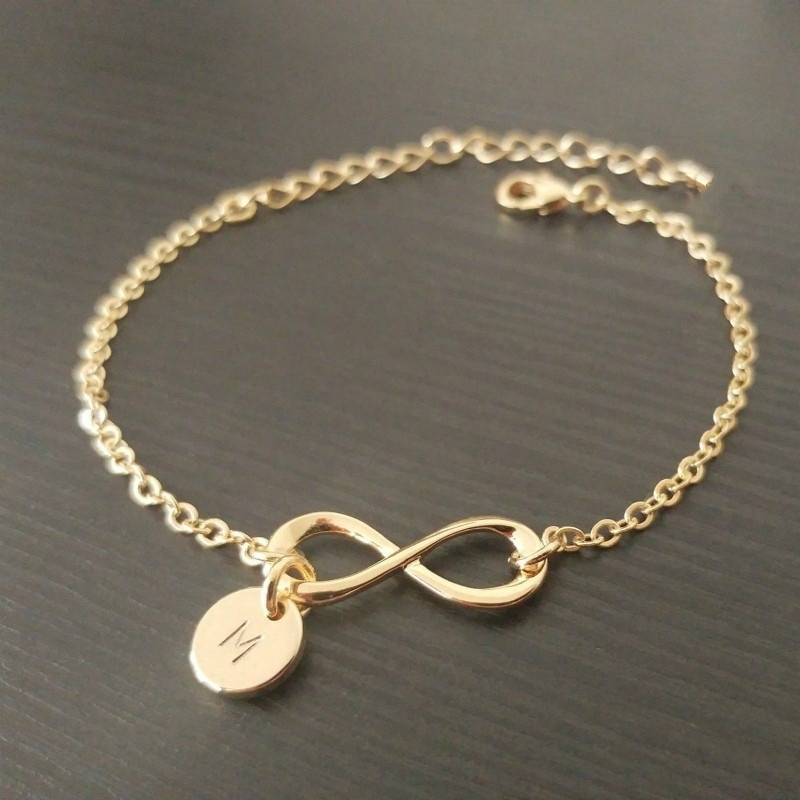 Gold bracelet bridesmaid on sale gift