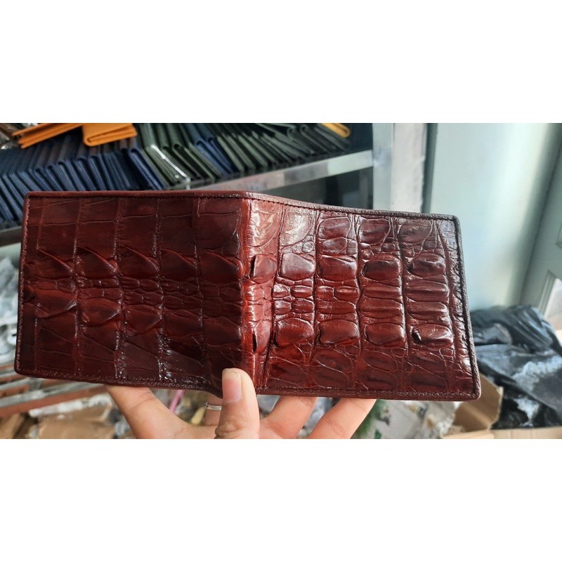 Real crocodile wallet sale