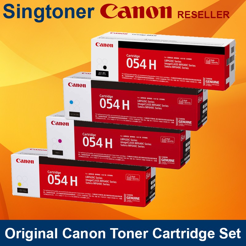 Canon Cartridge 054H Black Cyan Magenta Yellow Toner Cartridge For ...