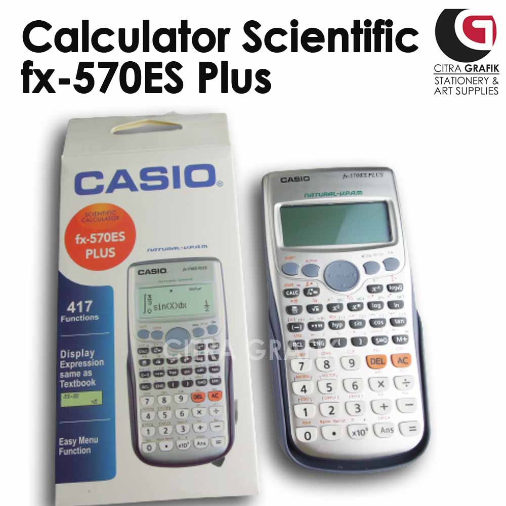 Casio Scientific Calculator fx 570ES Plus Shopee Singapore