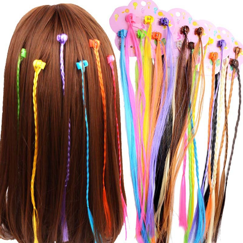 6Pcs Small Claw Clip Color Wig Twist Braid DIY Hair Accessories Curls ...