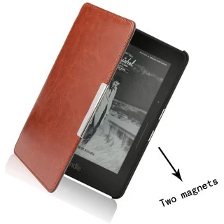 Kindle Voyage Case (2014) - Lightweight Tri-Fold Stand Cover With Auto Sleep/Wake (Orange)
