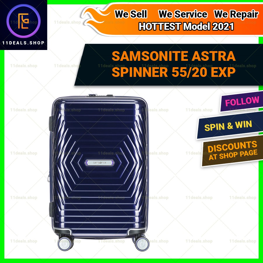 Samsonite astra cheap 55cm luggage price