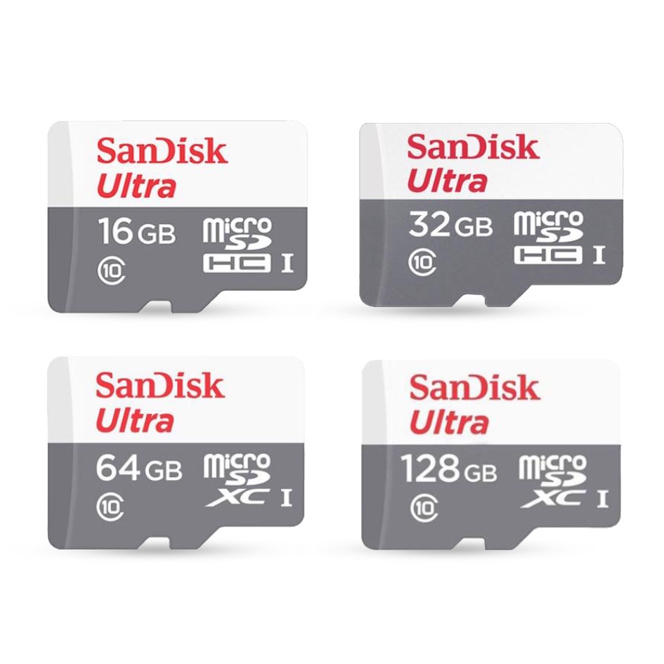 SanDisk Ultra Class10 Micro SD Memory Card 16GB 32 GB 64GB 128GB Fast Speed  Camera GPS Mobile Tablet HD Video 100MBs SD