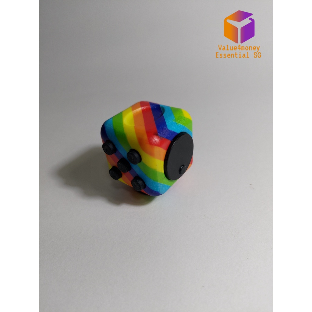 Portable 6-Sided Fidget Cube Toy (Buttons / Joystick / Rotation Plate ...