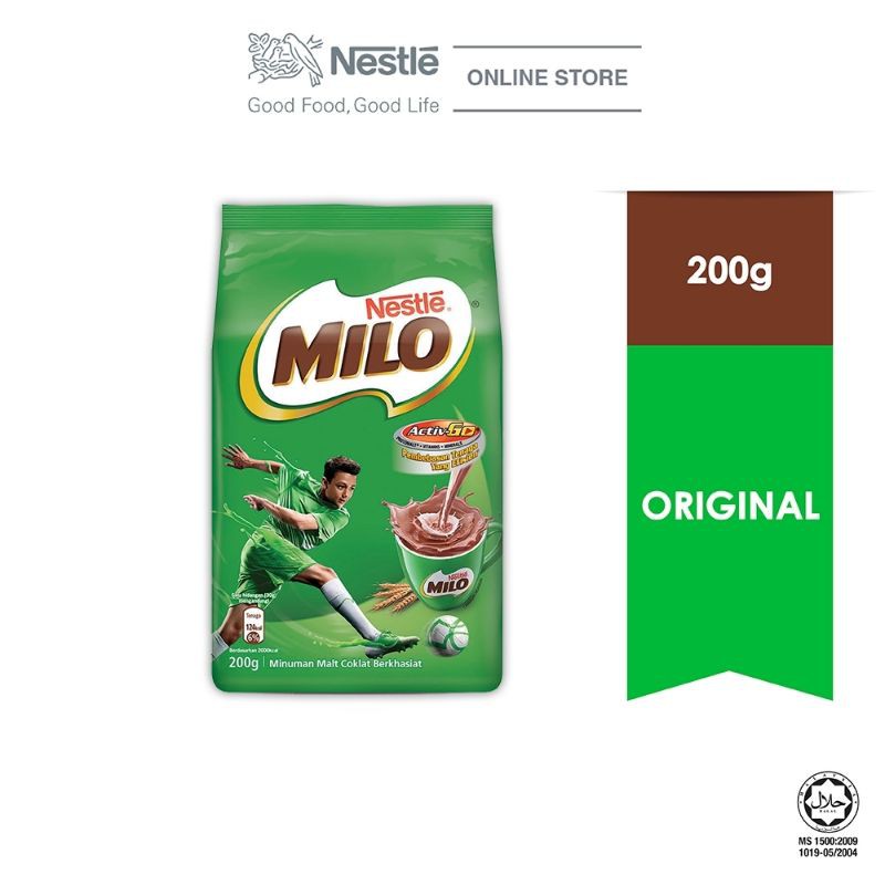 Nestle MILO Activ-Go Chocolate Malt Powder (200g) | Shopee Singapore