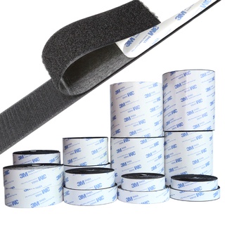 50CM(19.7inches) in Length Velcro Tape Self Adhesive Glue Hook & Loop Tape  Fastener Mosquito Net Home Improvement DIY Tools Velcro Straps Tapes