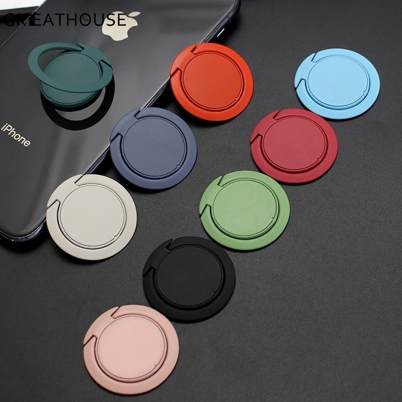 1/2Pcs Metal Phone Socket Holder Finger Ring phone Stand Holder Car Mount Mobile Phone Stand