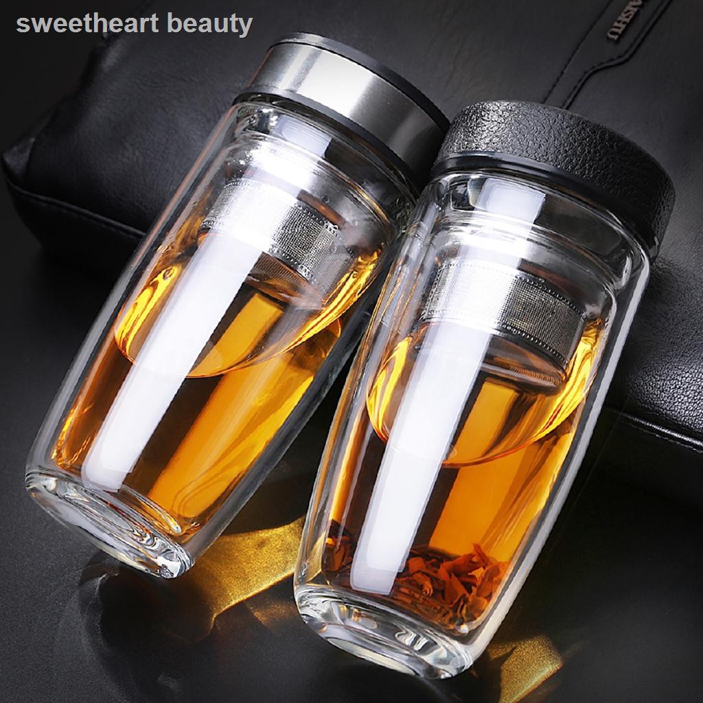 600ML Thermos Cup Bottle Tea Infuser 304 Stainless Steel Vacuum Cup Tea  Infuser Bottle Portable Thermos Bottle Tea with Filter