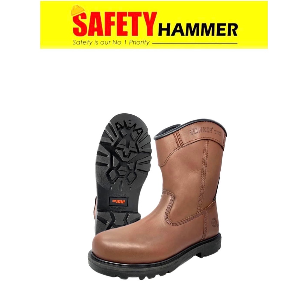 Tanker Tec Men High Cut Safety Boots TKT60006 Shopee Singapore