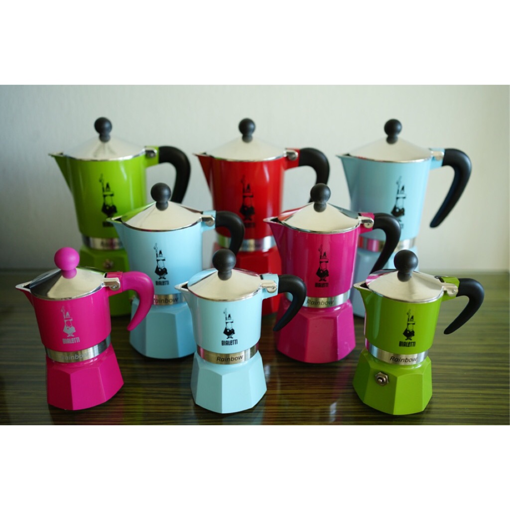 Bialetti moka pot discount rainbow 3 cup