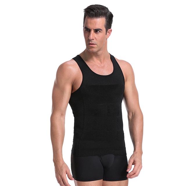 Be-In-Shape Men Slimming Body Shaper Waist Trainer Vest Tummy Control ...